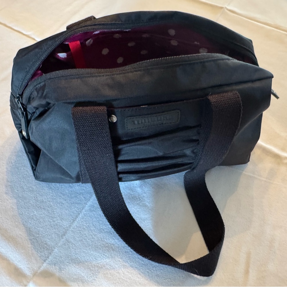 Timbuk2 Black Satchel with Pink Interior